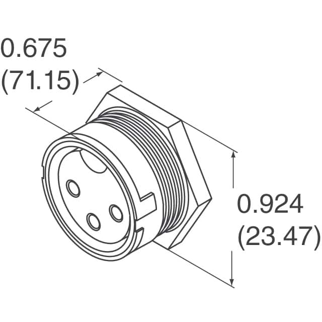 7282-3SG-300 Conxall/Switchcraft  Assemblages de connecteurs circulaires